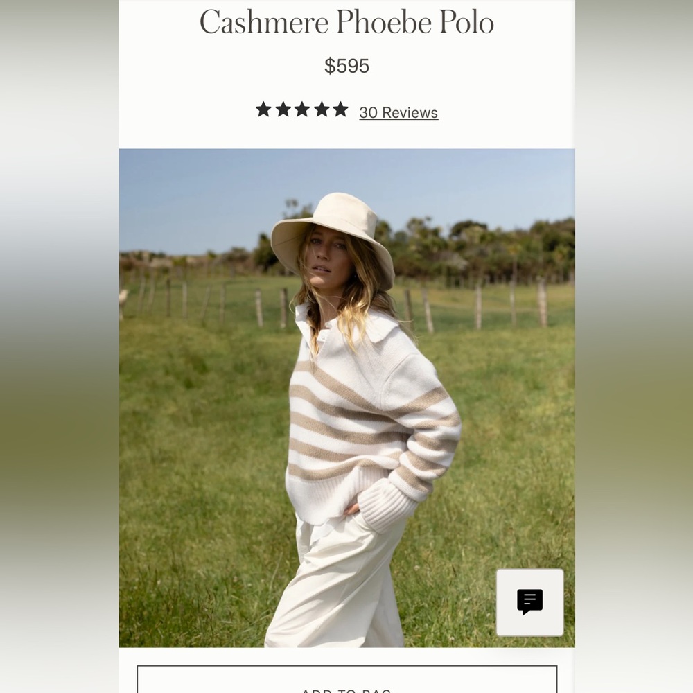 Jenni Kayne Cashmere Phoebe polo